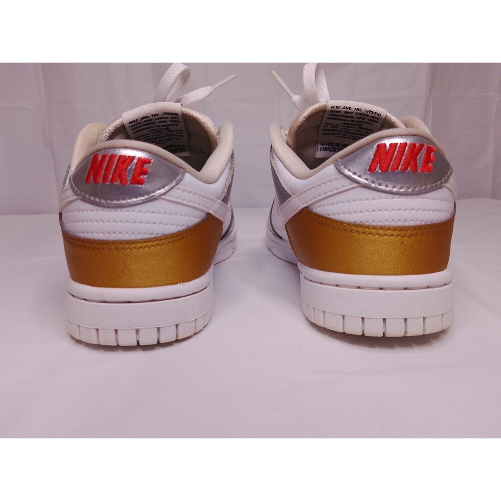 Nike Dunk Low SE "Heirloom" Silver Gold Metalic - Picture 6 of 16